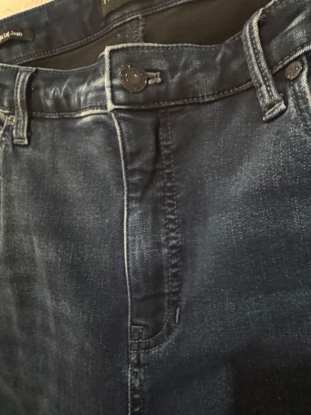 Talbots Dark Blue Women's Straight-Leg Stretch Jeans Size 16W - Picture 3 of 11